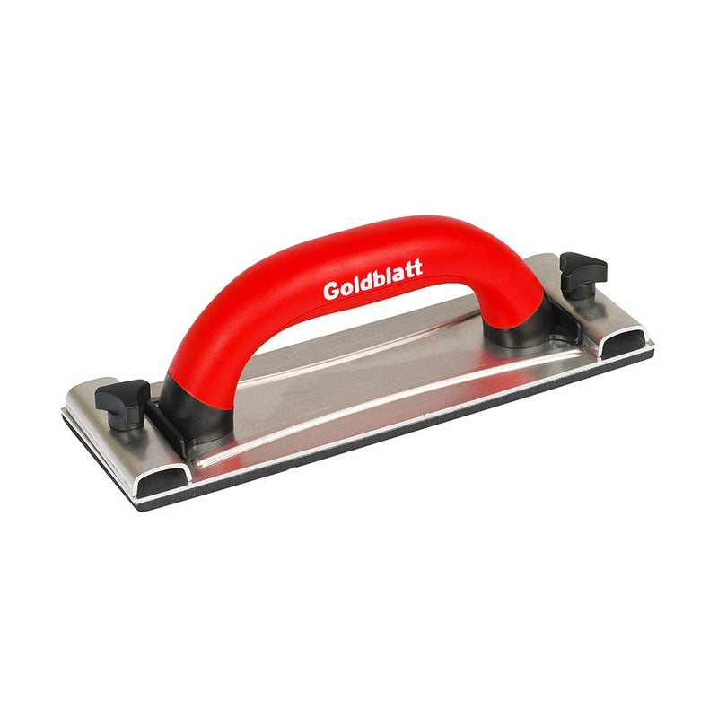 Goldblatt Drywall Sanding Block, Hand Sander with Handle, Sandpaper Holder Tool for Wood, Drywall, Metal, Auto Body Polishing - Image 2